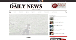 Desktop Screenshot of havredailynews.com